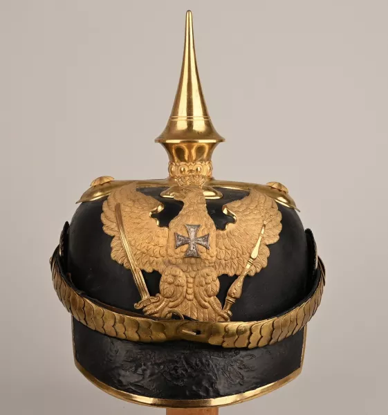 Prussian Reserve Line Dragoon Officer Pickelhaube Visuel 1 principal